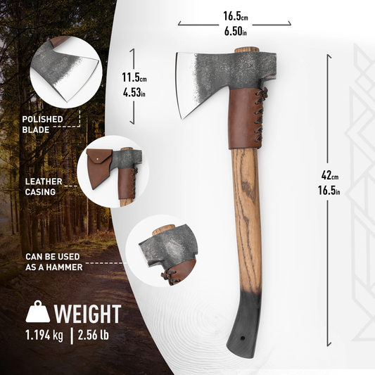 Long Bushcraft Hatchet