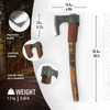 Geschmiedete Viking Axt mit Hammer