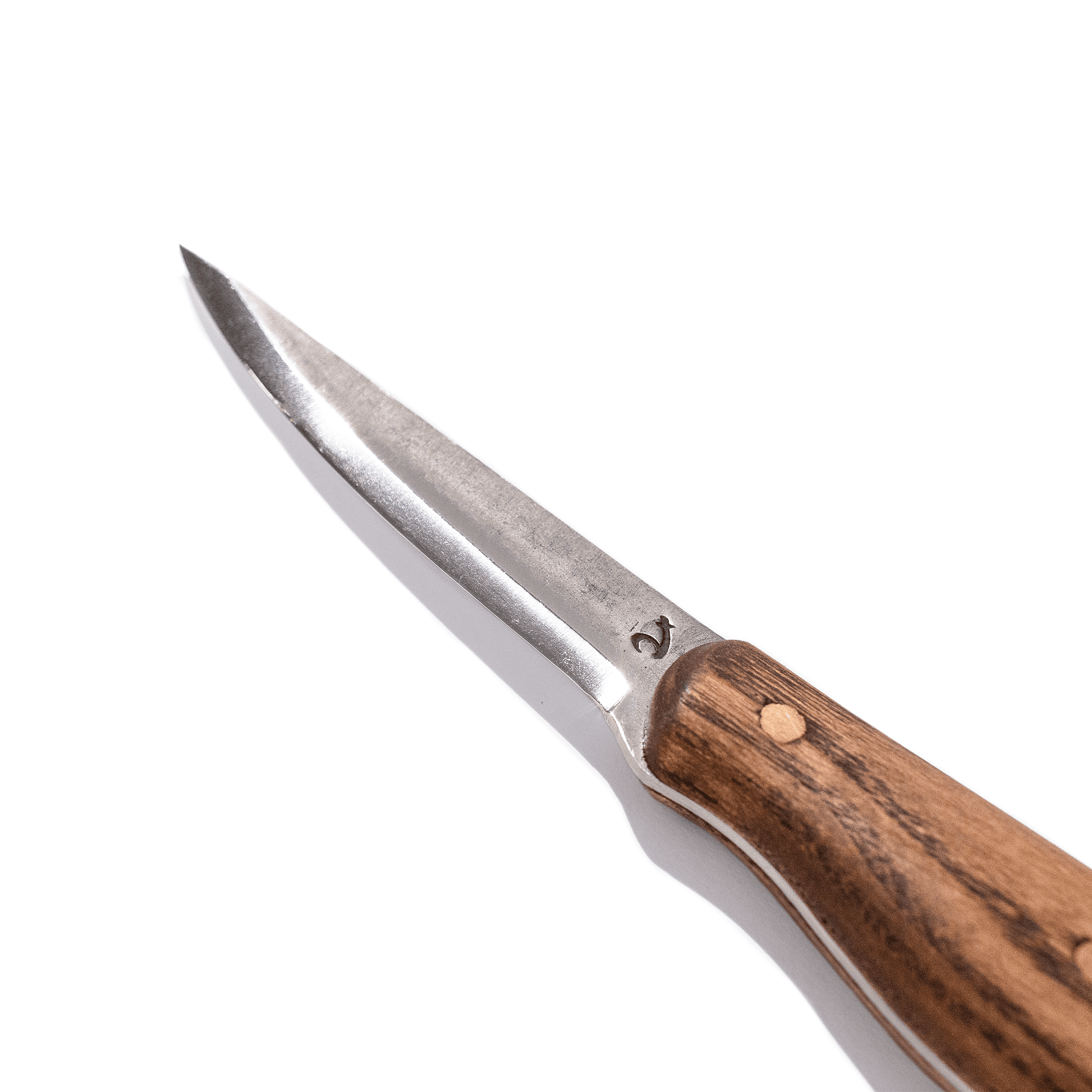 Forged Stainless Steel Carving Fork - 7 Inch Blade, Full Tang With Riveted Handle (KFP-71)