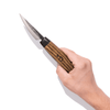 Short Dark Carving Knife