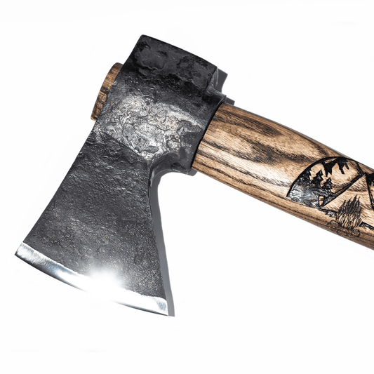 Bushcraft Axe with Short Handle
