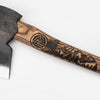Long Camping Hatchet with Carvings