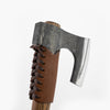 Forged Viking Axe with Hammer