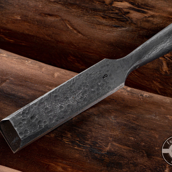 Set of Straight Long Timber Framing Chisels of 1,5