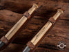 Set of Straight Long Timber Framing Chisels of 1,5" and 2"