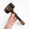 Middle-Sized Wooden Mallet with Rings