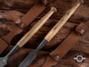 Set of Straight Long Timber Framing Chisels of 1,5" and 2"