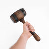 Middle-Sized Wooden Mallet with Rings