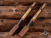 Set of Straight Long Timber Framing Chisels of 1,5" and 2"