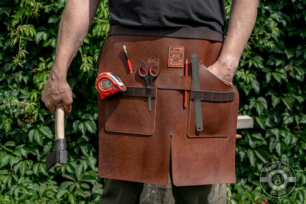 Handmade Leather Half-Apron – Fadir Tools