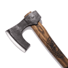 Forged Viking Axe with Hammer, v. 2.0