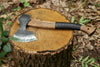 Bushcraft Axe with leather wrap