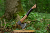 Bushcraft Axe with leather wrap