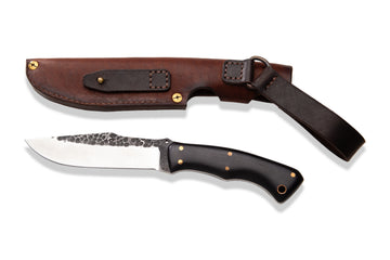 Bushcraft Knife #1 with hornbeam handle