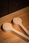 Basswood blank № 1 for carving a wooden spoon