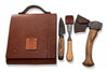 Set of Mini Axe, Carving Knife and Spoon Bent Chisel