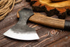 Bushcraft Axe with leather wrap