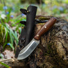 Handmade Bushcraft Knife with IronWood handle