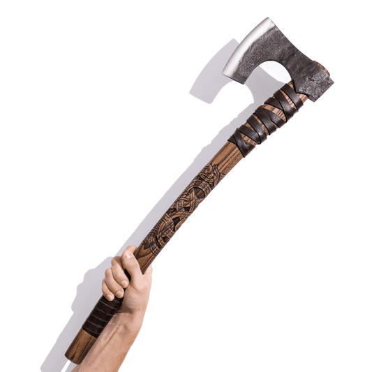 Long Viking Bearded Axe