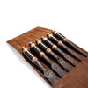 Set of Six Chisels With Wrapping