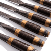 Set of Six Chisels With Wrapping