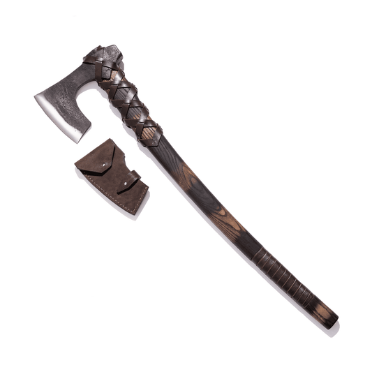 Viking Bearded Axe with Long Shaft