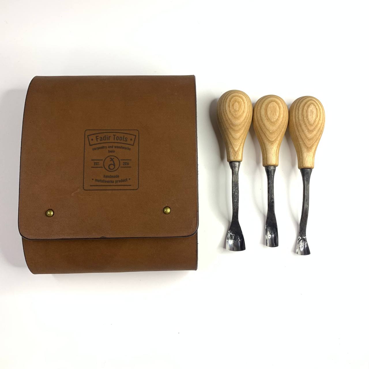 Carving Set of Small Bent Gouges – Fadir Tools