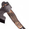 Baltic Axe "Odin" with Carved Handle