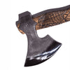 Baltic Axe "Odin" with Carved Handle